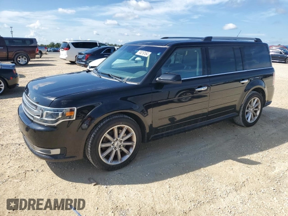 2017 Ford Flex Limited with VIN 2FMHK6D8XHBA11593, listed as a Copart auction lot 74019164 with 129,100 mi miles and Clean Title. Bid and sale history available at carsss.com. Image 1.