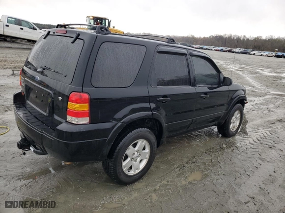 2007 Ford Escape Limited with VIN 1FMYU04117KA50409, listed as a Copart auction lot 87290864 with 239,877 mi miles and Salvage Title. Bid and sale history available at carsss.com. Image 3.
