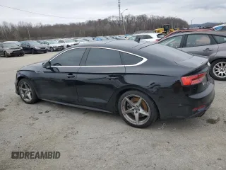 2018 Audi A5 Sportback Premium with VIN WAUDNCF53JA009002, listed as a Copart auction lot 81387833 with 81,885 mi miles. Bid and sale history available at carsss.com. Image 2.
