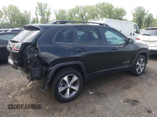 2022 Jeep Cherokee Limited with VIN 1C4PJMDN2ND535615, listed as a Copart auction lot 60552614 with 14,084 mi miles and Salvage title. Bid and sale history available at DreamBid. Image 3.