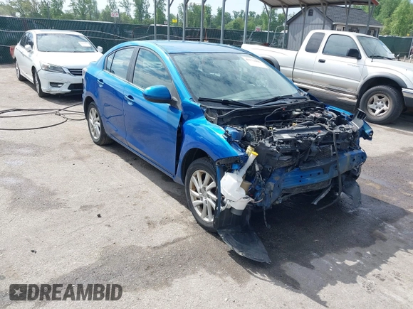 2012 Mazda 3 i Touring with VIN JM1BL1V8XC1662834, listed as a IAAI auction lot 42173090 with 130,550 mi miles and . Bid and sale history available at DreamBid. Image 1.