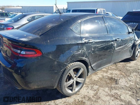 2013 Dodge Dart SXT with VIN 1C3CDFBA7DD307050, listed as a IAAI auction lot 41143839 with 155,061 mi miles. Bid and sale history available at carsss.com. Image 4.