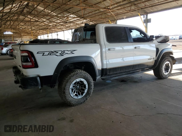 2021 Ram 1500 TRX with VIN 1C6SRFU94MN764282, listed as a Copart auction lot 50381635 with 0 mi miles and Salvage Title. Bid and sale history available at carsss.com. Image 3.