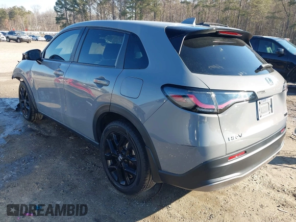 2023 Honda HR-V Sport with VIN 3CZRZ1H5XPM700824, listed as a IAAI auction lot 41277102 with 37,989 mi miles. Bid and sale history available at carsss.com. Image 3.