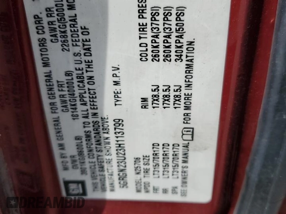 2003 Hummer H2 with VIN 5GRGN23U23H113799, listed as a Copart auction lot 50371985 with 146,044 mi miles and Clean Title. Bid and sale history available at carsss.com. Image 16.