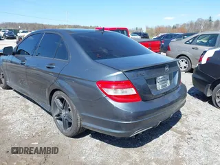 2009 Mercedes-Benz C-Class 3.5L Sport with VIN WDDGF56X79R048947, listed as a IAAI auction lot 41995635 with 141,831 mi miles. Bid and sale history available at carsss.com. Image 3.