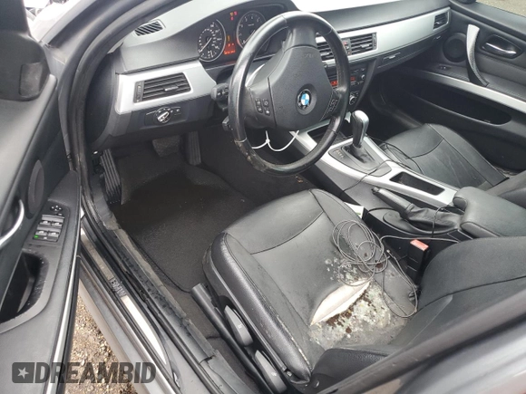 2011 BMW 3 Series 328i with VIN WBAPH5C54BA445749, listed as a Copart auction lot 55061135 with 124,159 mi miles and Salvage title. Bid and sale history available at DreamBid. Image 8.