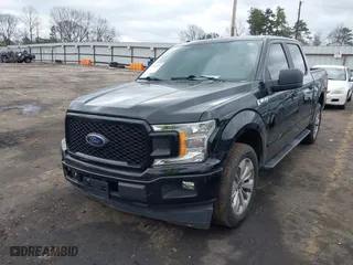 2018 Ford F-150 XL with VIN 1FTEW1CP5JFE55962, listed as a IAAI auction lot 41521546 with 112,582 mi miles. Bid and sale history available at carsss.com. Image 19.