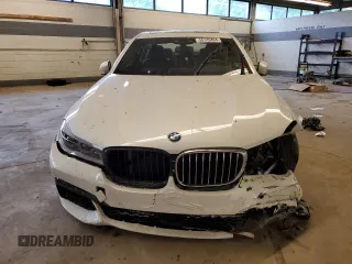 2017 BMW 7 Series with VIN WBA7F2C36HG422997, listed as a Copart auction lot 56149494 with Not Provided miles and Salvage Title. Bid and sale history available at DreamBid. Image 5.