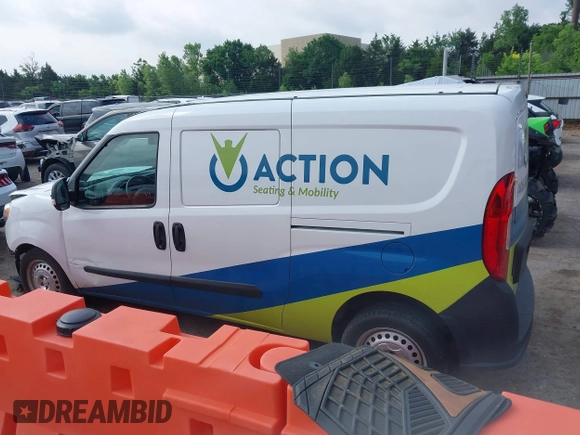 2019 Ram ProMaster City Cargo Tradesman with VIN ZFBHRFABXK6M16958, listed as a IAAI auction lot 42261179 with 82,496 mi miles and . Bid and sale history available at DreamBid. Image 14.