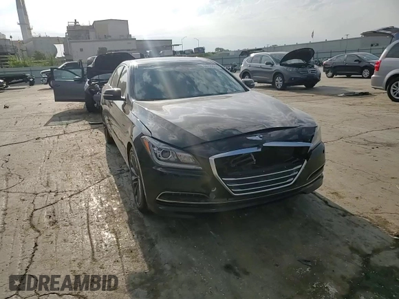 2015 Hyundai Genesis 3.8L with VIN KMHGN4JE3FU071370, listed as a Copart auction lot 68129914 with 131,112 mi miles and Salvage Title. Bid and sale history available at carsss.com. Image 11.