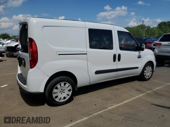 2017 Ram ProMaster City Cargo Tradesman SLT with VIN ZFBERFBB4H6E10036, listed as a Copart auction lot 65130395 with 106,277 mi miles and Clean title. Bid and sale history available at DreamBid. Image 3.
