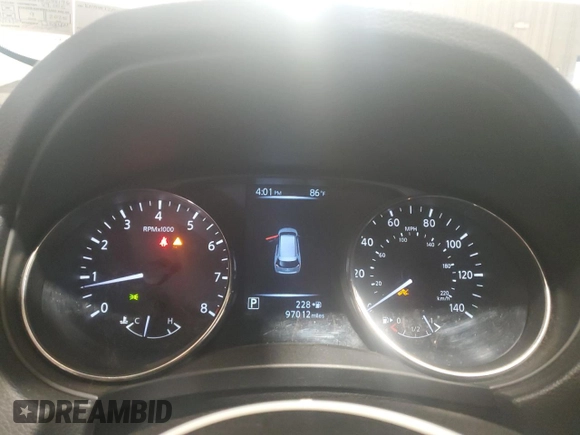 2017 Nissan Rogue SV with VIN KNMAT2MV5HP598196, listed as a Copart auction lot 54472905 with 97,012 mi miles and Salvage Title. Bid and sale history available at carsss.com. Image 9.