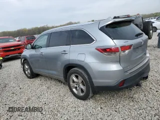 2016 Toyota Highlander Limited with VIN 5TDDKRFH2GS236685, listed as a Copart auction lot 50680295 with 174,537 mi miles and Salvage title. Bid and sale history available at DreamBid. Image 2.