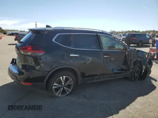 2019 Nissan Rogue SV with VIN JN8AT2MV1KW381701, listed as a Copart auction lot 49676375 with 104,157 mi miles and Salvage Title. Bid and sale history available at carsss.com. Image 3.