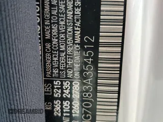 2003 Mercedes-Benz S 430 z VIN WDBNG70J83A354512, wystawiony jako Copart lot #58195225 z przebiegiem 78 502 mil mil oraz Szkoda całkowita • Salvage title. Historia ofert i sprzedaży dostępna na DreamBid. Obrazek 12.
