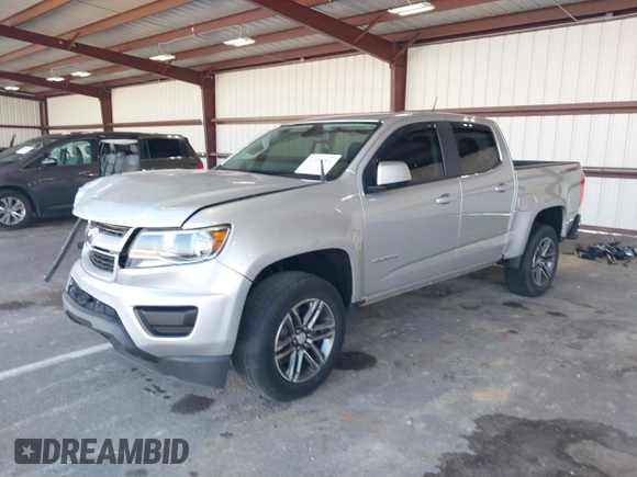 2020 Chevrolet Colorado 4WD Work Truck with VIN 1GCGTBEN3L1215909, listed as a IAAI auction lot 42591564 with 45,369 mi miles and . Bid and sale history available at DreamBid. Image 18.