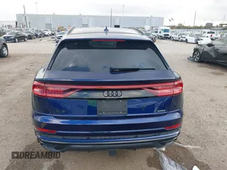 2022 Audi Q8 Prestige with VIN WA1FVBF14ND027851, listed as a IAAI auction lot 41155706 with 54,584 mi miles. Bid and sale history available at carsss.com. Image 17.