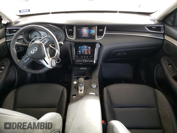 2022 Infiniti QX50 LUXE with VIN 3PCAJ5BA2NF118208, listed as a Copart auction lot 38214143 with 5,529 mi miles. Bid and sale history available at carsss.com. Image 8.