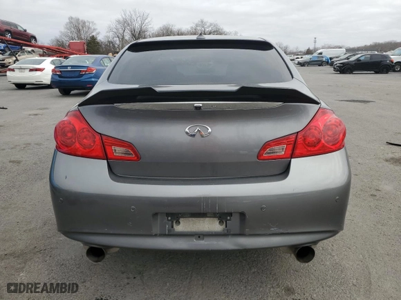2010 Infiniti G37 Sedan x with VIN JN1CV6AR9AM461404, listed as a Copart auction lot 49033565 with 156,800 mi miles and Salvage Title. Bid and sale history available at carsss.com. Image 6.