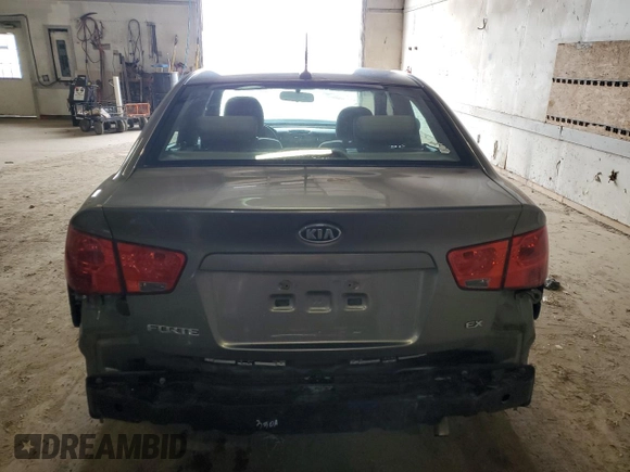 2012 Kia Forte EX with VIN KNAFU4A27C5631628, listed as a Copart auction lot 55096635 with 180,209 mi miles and Clean Title. Bid and sale history available at carsss.com. Image 6.