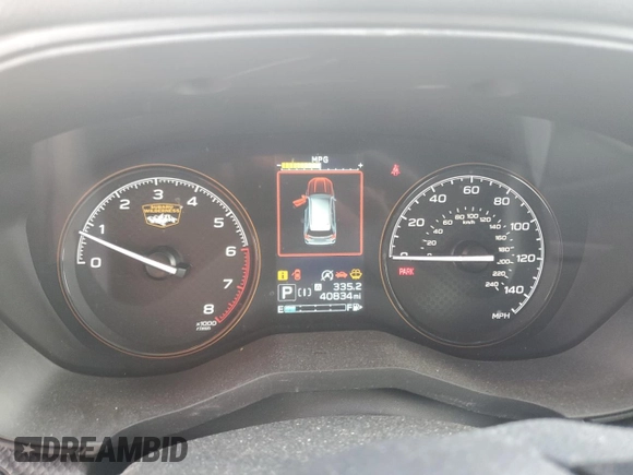 2023 Subaru Forester Wilderness with VIN JF2SKAMC7PH520075, listed as a Copart auction lot 59190715 with 40,834 mi miles and Salvage title. Bid and sale history available at DreamBid. Image 9.