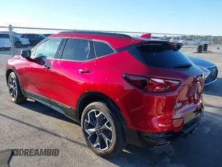 2022 Chevrolet Blazer RS with VIN 3GNKBERS9NS143962, listed as a IAAI auction lot 41347308 with 18,711 mi miles. Bid and sale history available at carsss.com. Image 3.