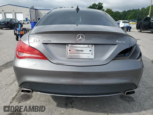 2014 Mercedes-Benz CLA 250 with VIN WDDSJ4GBXEN133966, listed as a Copart auction lot 59897715 with 100,509 mi miles and Salvage title. Bid and sale history available at DreamBid. Image 6.
