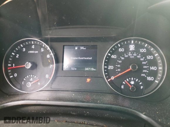 2021 Kia Forte EX with VIN 3KPF54AD6ME281108, listed as a Copart auction lot 38240772 with 34,719 mi miles and Salvage Title. Bid and sale history available at DreamBid. Image 8.
