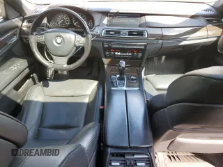 2012 BMW 7 Series 750i xDrive with VIN WBAKC6C56CC396591, listed as a Copart auction lot 53365865 with 119,603 mi miles and Salvage Title. Bid and sale history available at DreamBid. Image 8.