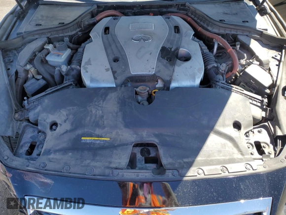 2014 Infiniti Q50 Hybrid Sport with VIN JN1AV7AP7EM692142, listed as a Copart auction lot 49539565 with 157,918 mi miles and Salvage Title. Bid and sale history available at carsss.com. Image 11.