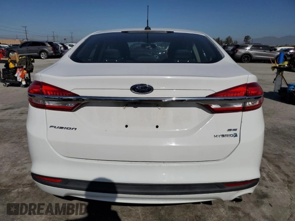 2017 Ford Fusion Hybrid SE with VIN 3FA6P0LU0HR384609, listed as a Copart auction lot 49103125 with 105,976 mi miles and Salvage title. Bid and sale history available at DreamBid. Image 6.