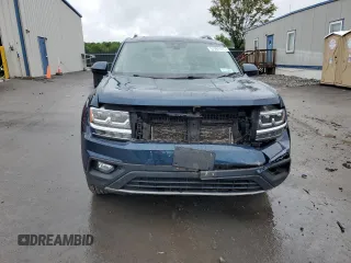2019 Volkswagen Atlas SE with VIN 1V2UR2CA8KC597096, listed as a Copart auction lot 57997475 with 48,055 mi miles and Salvage title. Bid and sale history available at DreamBid. Image 5.