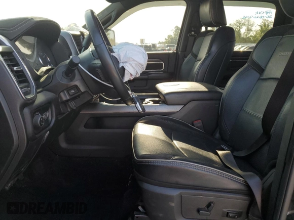 2024 Ram 2500 Laramie with VIN 3C6UR5FL7RG203778, listed as a Copart auction lot 58271405 with 32,057 mi miles and Salvage title. Bid and sale history available at DreamBid. Image 7.