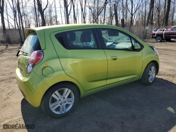 2013 Chevrolet Spark LT with VIN KL8CD6S9XDC554904, listed as a Copart auction lot 48859515 with 137,218 mi miles and Salvage Title. Bid and sale history available at carsss.com. Image 3.