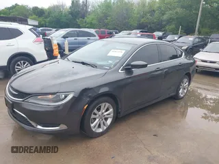 2016 Chrysler 200 Limited with VIN 1C3CCCAB9GN166461, listed as a IAAI auction lot 41967276 with 179,811 mi miles. Bid and sale history available at carsss.com. Image 2.