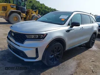 2021 Kia Sorento SX Prestige X-Line with VIN 5XYRKDLF6MG047400, listed as a IAAI auction lot 40167581 with 57,654 mi miles. Bid and sale history available at carsss.com. Image 17.