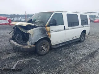 2003 Chevrolet Express Passenger with VIN 1GBFG15X431104608, listed as a IAAI auction lot 41638775 with 1 mi miles. Bid and sale history available at carsss.com. Image 2.