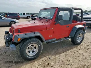 2000 Jeep Wrangler SE with VIN 1J4FA29P7YP701134, listed as a Copart auction lot 64065335 with 107,614 mi miles and Clean title. Bid and sale history available at DreamBid. Image 1.