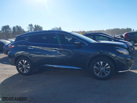 2015 Nissan Murano SL with VIN 5N1AZ2MH3FN208709, listed as a IAAI auction lot 41236737 with 116,219 mi miles. Bid and sale history available at carsss.com. Image 13.