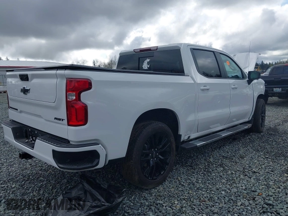 2024 Chevrolet Silverado 1500 RST with VIN 2GCUDEED4R1184536, listed as a IAAI auction lot 41924864 with 16,198 mi miles. Bid and sale history available at carsss.com. Image 4.