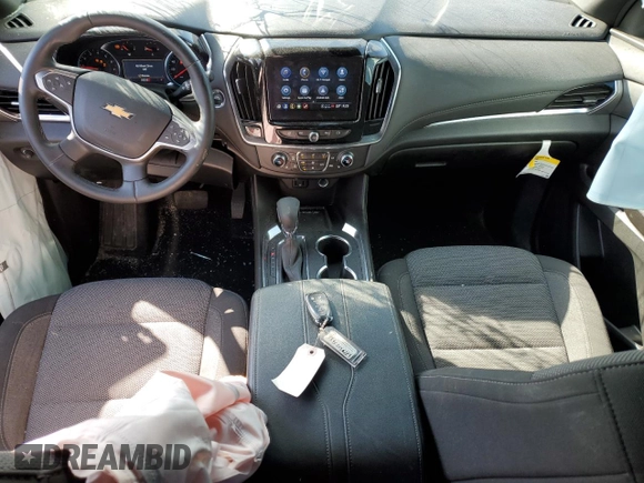 2023 Chevrolet Traverse LT Cloth with VIN 1GNEVGKW9PJ140268, listed as a Copart auction lot 52632523 with 20,255 mi miles. Bid and sale history available at carsss.com. Image 8.