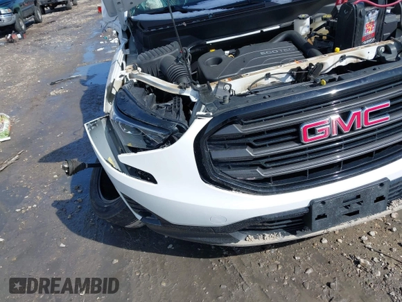 2021 GMC Terrain SLT with VIN 3GKALVEV3ML368988, listed as a IAAI auction lot 41925690 with 57,630 mi miles and . Bid and sale history available at carsss.com. Image 6.