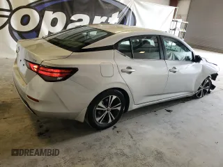 2021 Nissan Sentra SV with VIN 3N1AB8CV4MY206067, listed as a Copart auction lot 54096775 with 66,419 mi miles and Clean Title. Bid and sale history available at DreamBid. Image 3.