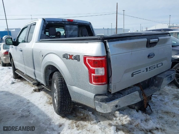 2018 Ford F-150 XL with VIN 1FTEX1EB0JFE62848, listed as a IAAI auction lot 41658929 with 63,185 mi miles. Bid and sale history available at carsss.com. Image 3.