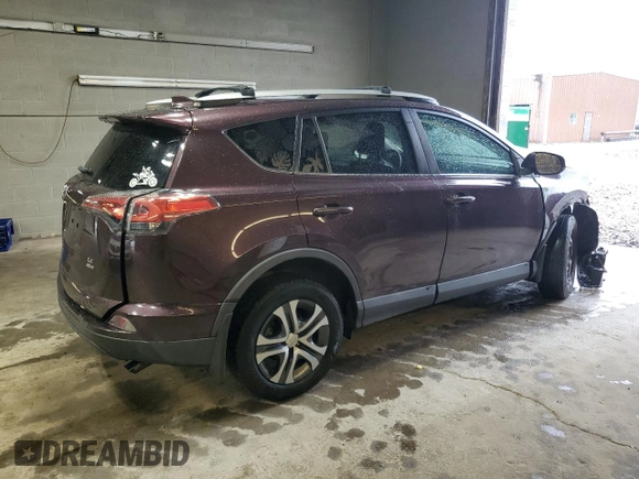 2017 Toyota RAV4 LE with VIN 2T3BFREV9HW600782, listed as a Copart auction lot 61554025 with Not provided miles and Salvage title. Bid and sale history available at DreamBid. Image 3.