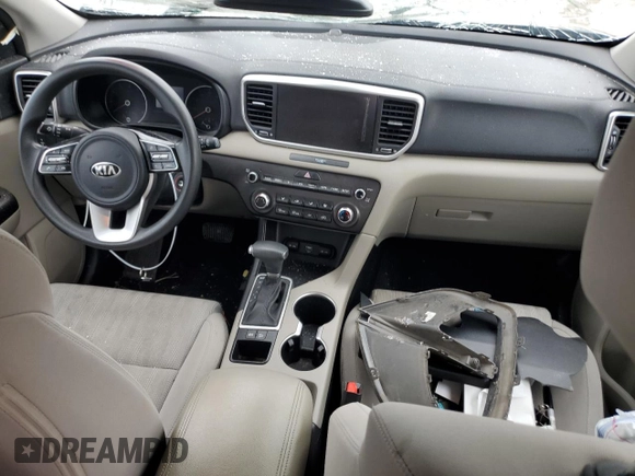 2020 Kia Sportage LX with VIN KNDPM3ACXL7643982, listed as a Copart auction lot 49917395 with 98,503 mi miles and Salvage Title. Bid and sale history available at DreamBid. Image 8.