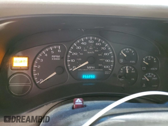 2002 Chevrolet Suburban LS with VIN 3GNEC16ZX2G265362, listed as a Copart auction lot 53103225 with 256,290 mi miles and Salvage Title. Bid and sale history available at carsss.com. Image 9.