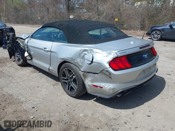 2019 Ford Mustang EcoBoost with VIN 1FATP8UH0K5170023, listed as a IAAI auction lot 42086931 with 100,236 mi miles and . Bid and sale history available at DreamBid. Image 3.