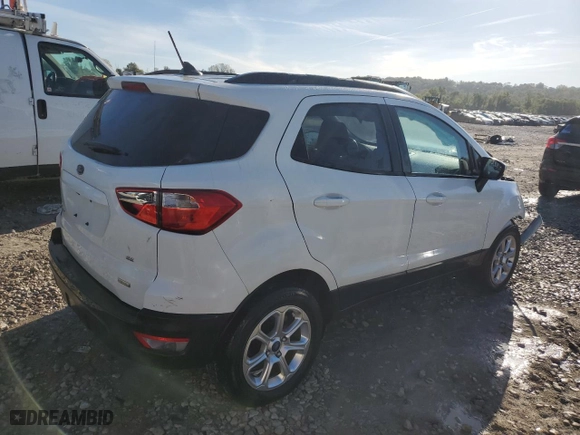 2018 Ford EcoSport SE with VIN MAJ3P1TE3JC179520, listed as a Copart auction lot 73654124 with 52,724 mi miles and Salvage Title. Bid and sale history available at carsss.com. Image 3.